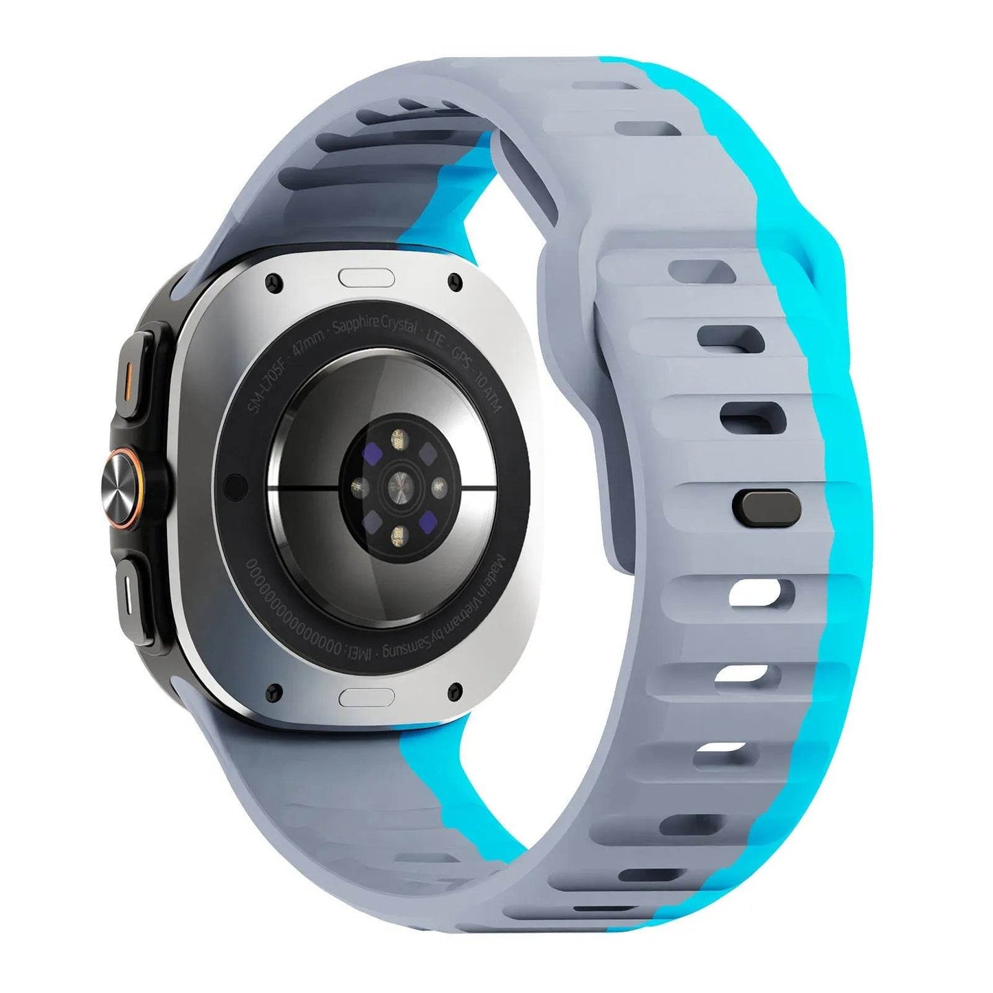 Sport Style Watch Ultra Wave Reverse Buckle Silicone Strap
