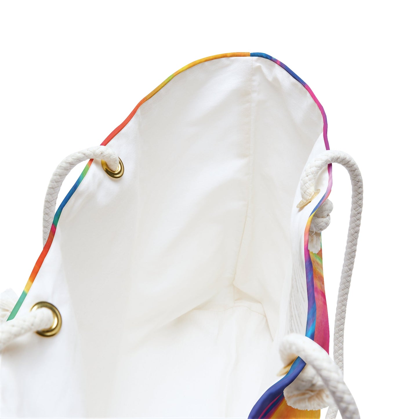 Sac de voyage « weekender » avec des carrés abstraits aquarelle colorés | Grand sac fourre-tout de voyage lumineux