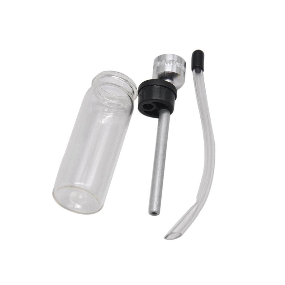 Glass pipe made of metal aluminum hookah