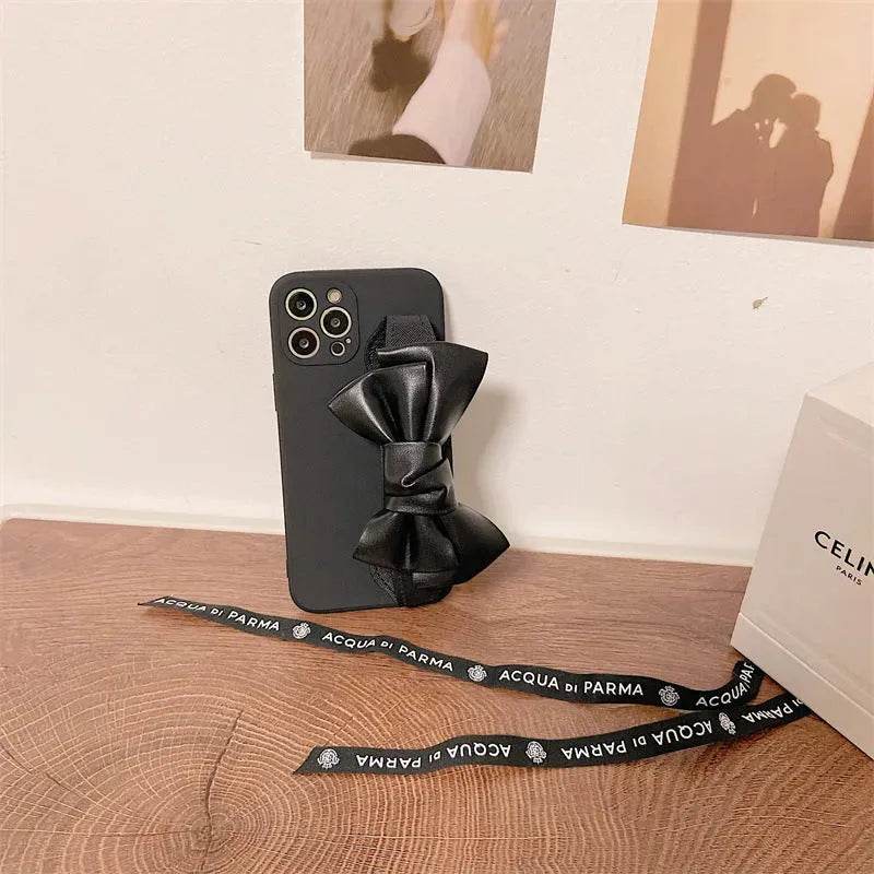 Ladies Bowtie iphone case TPU Protective Phone case for Apple Phones