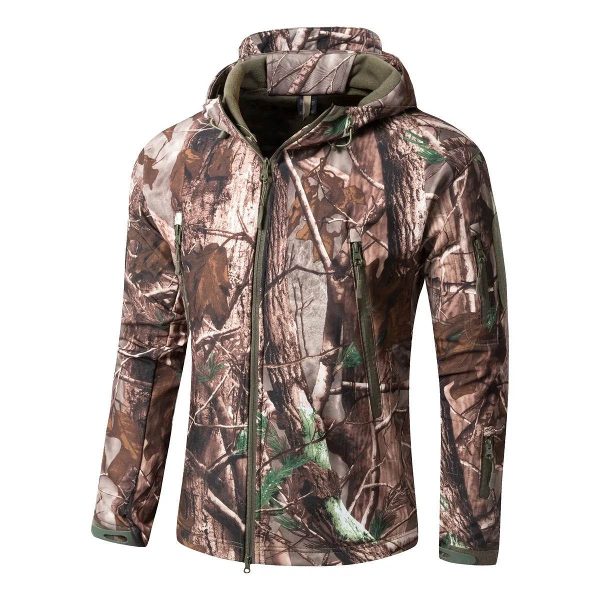 Soft Shell Jacket Plus Size Windproof And Warm Outdoor Mountaineering