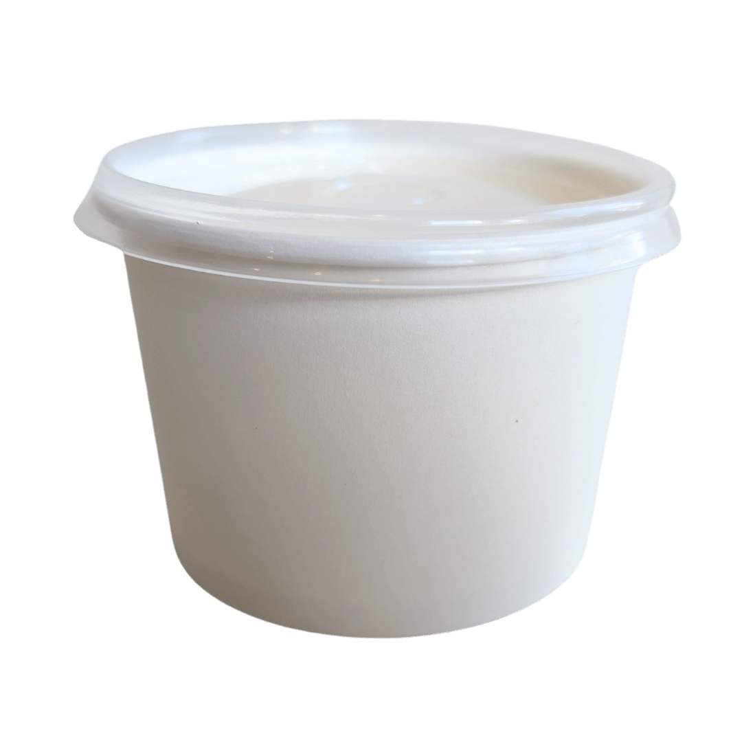 8 oz White Paper Soup Cups