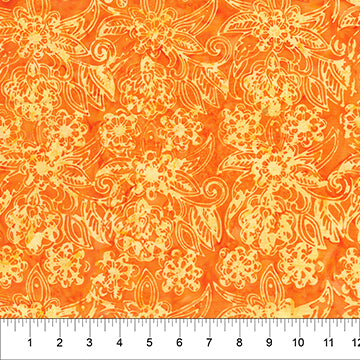 Banyan Batik - Flutter - Pumpkin Orange - 80723-58