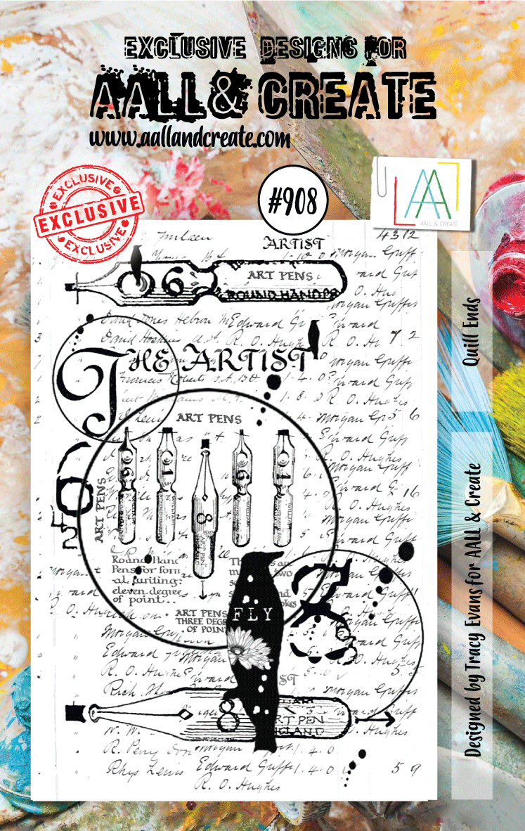 AALL et Create Set de tampons -908 - Plumes