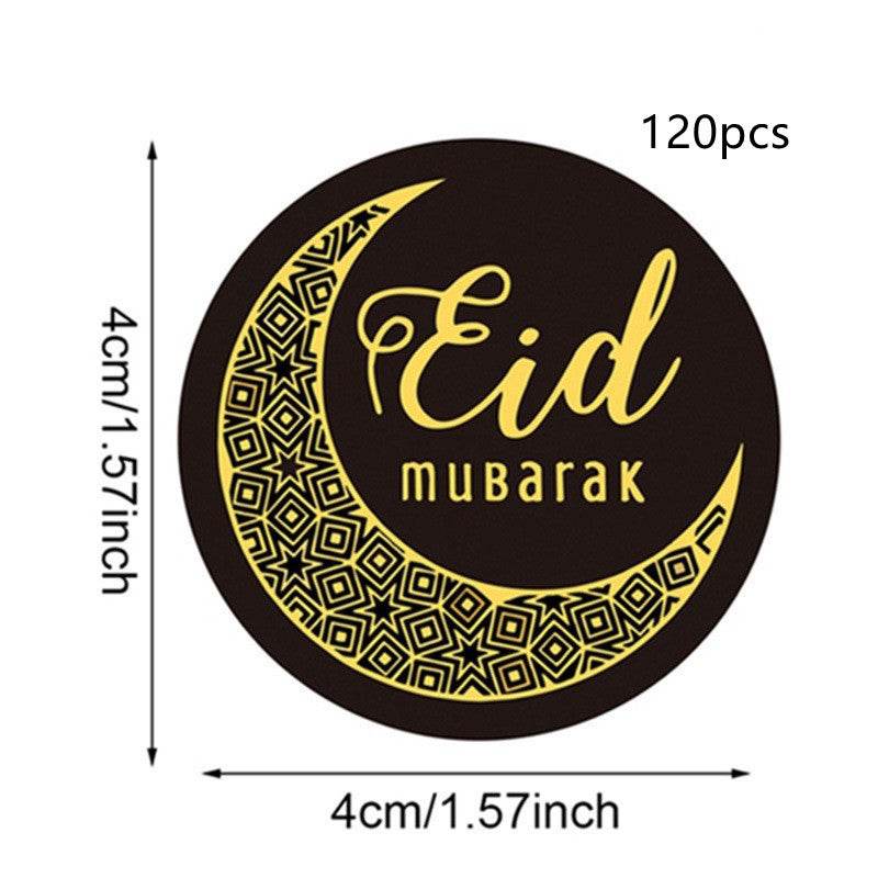 Sticker Letter EID Sticker Candy Seal Eid Mubarak Ramadan Decoration stickers