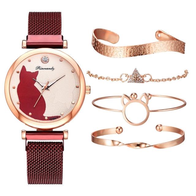 Fashionable Watch Set for Women