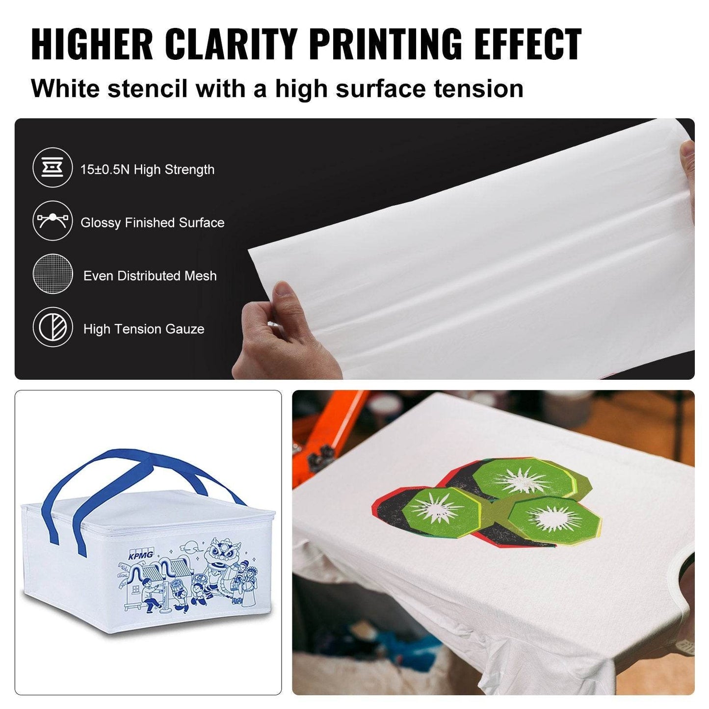 Screen Printing Kit, 4 Pieces Aluminum Silk Screen Printing Frames