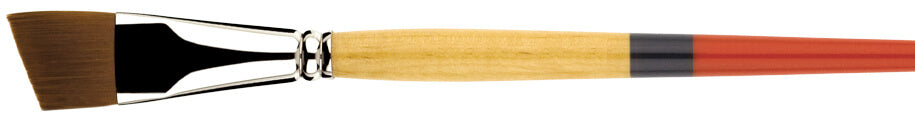 Princeton - Snap! Gold Taklon - Short Handle - Angle Shader