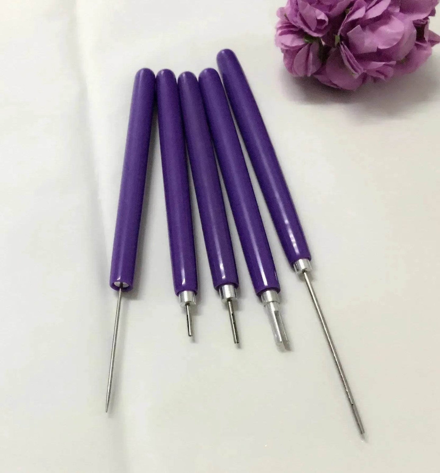 5PC Quilling Paper roller Long And Short Quilling Needle Roll Paper Pen
