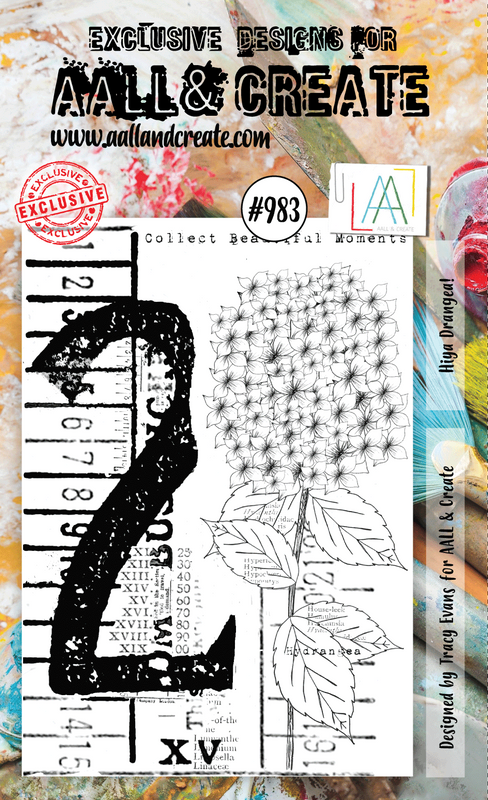 AALL and Create A6 Stamp Set - #983 - Hiya Drangea!