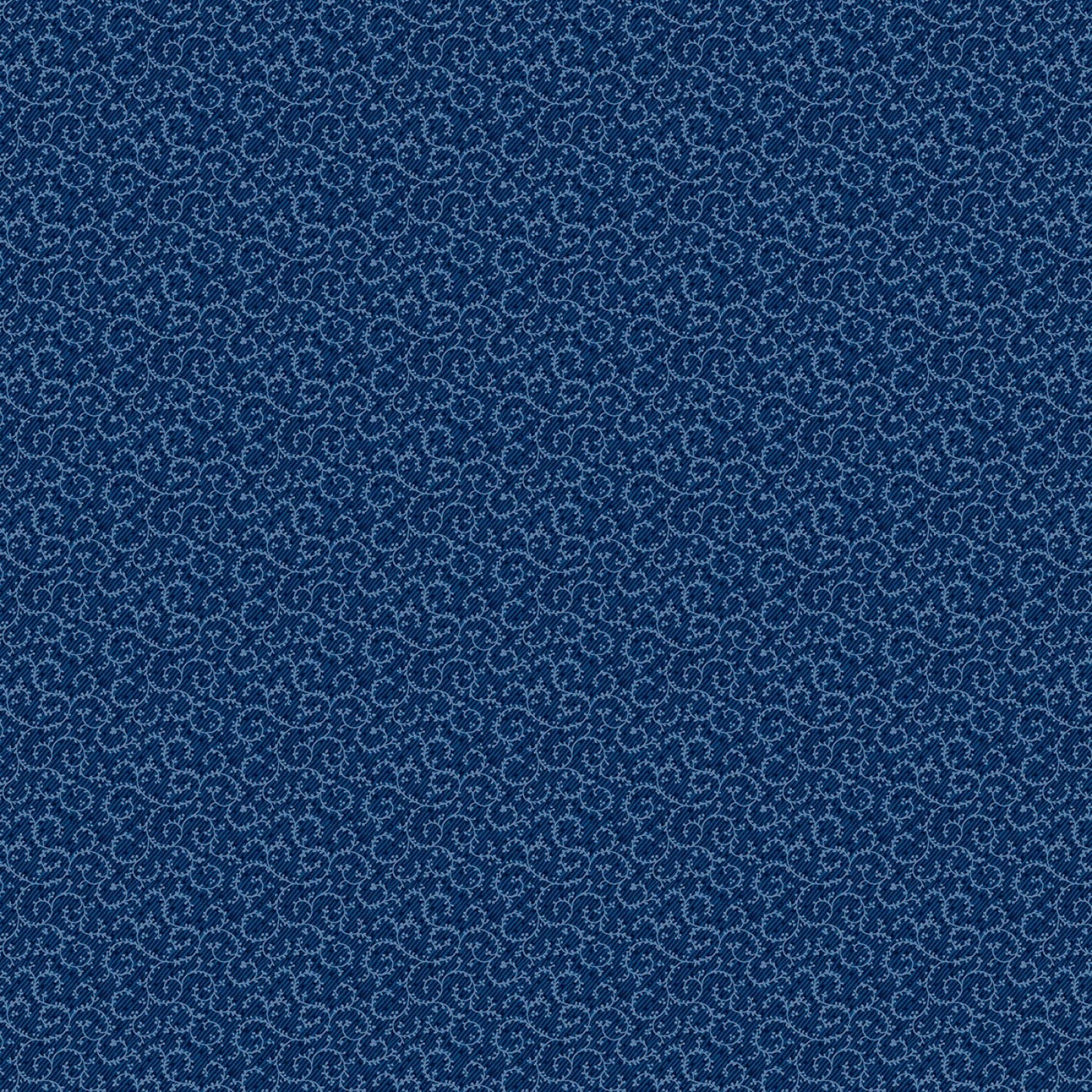 Wilmington Prints' Essential Basics - Navy Crescent Swirl