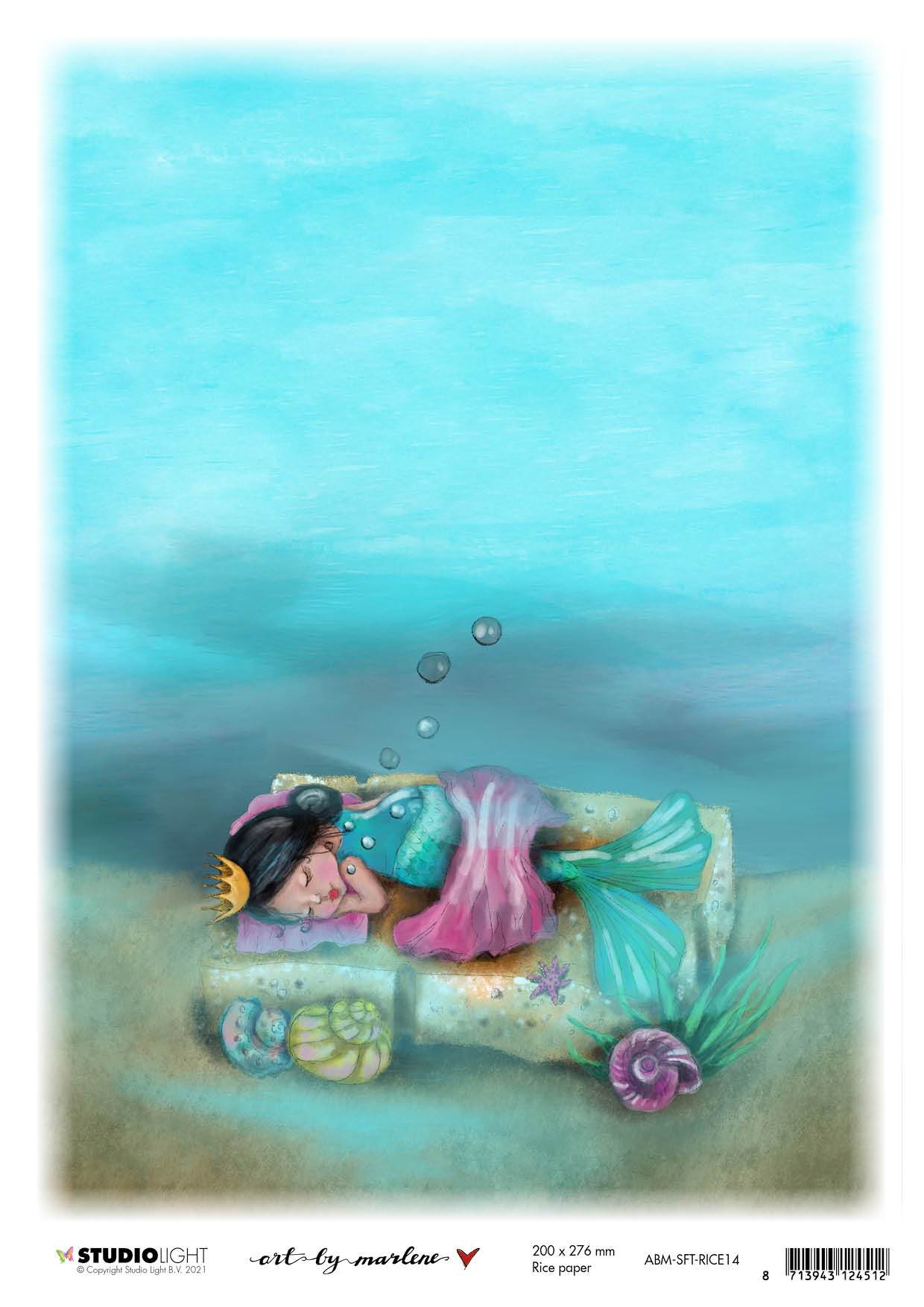 ABM Rice Paper Deep sleep So-Fish-Ticated 200x276mm nr.14