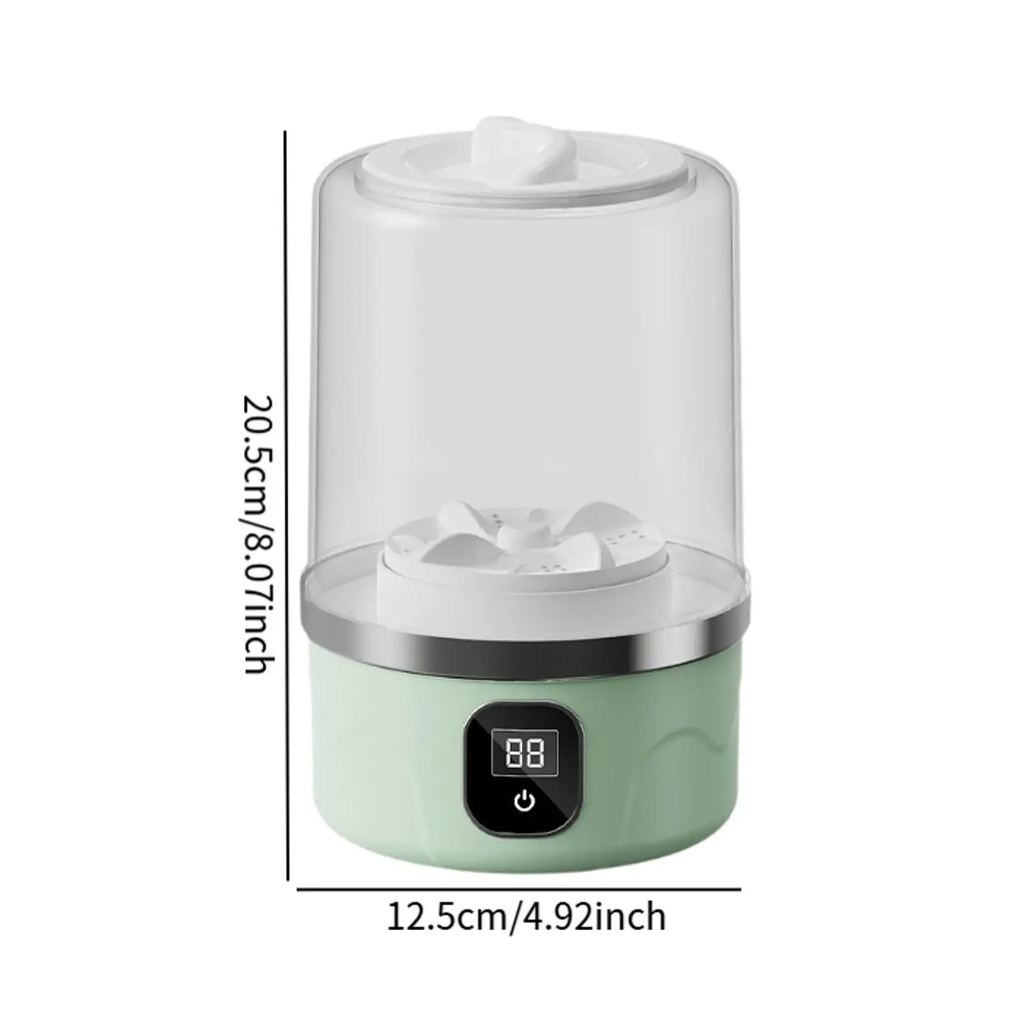 Mini Washing Machine for Home Baby Clothes Dorm Compact Portable Underwear Washer Energy-Efficient Baby Laundry Machine