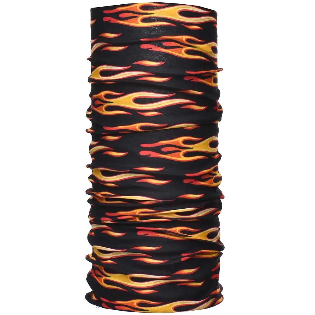 Tube actif motard flammes tube multifonction