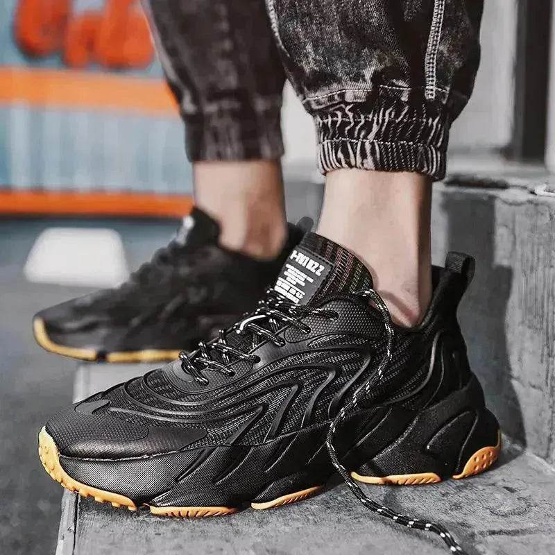 Chaussures de sport décontractées polyvalentes, chaussures de papa, chaussures tendance pour hommes, chaussures en maille