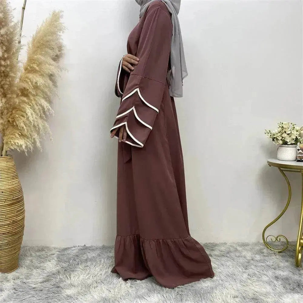 Arab Fashion Dress At Hem For Women