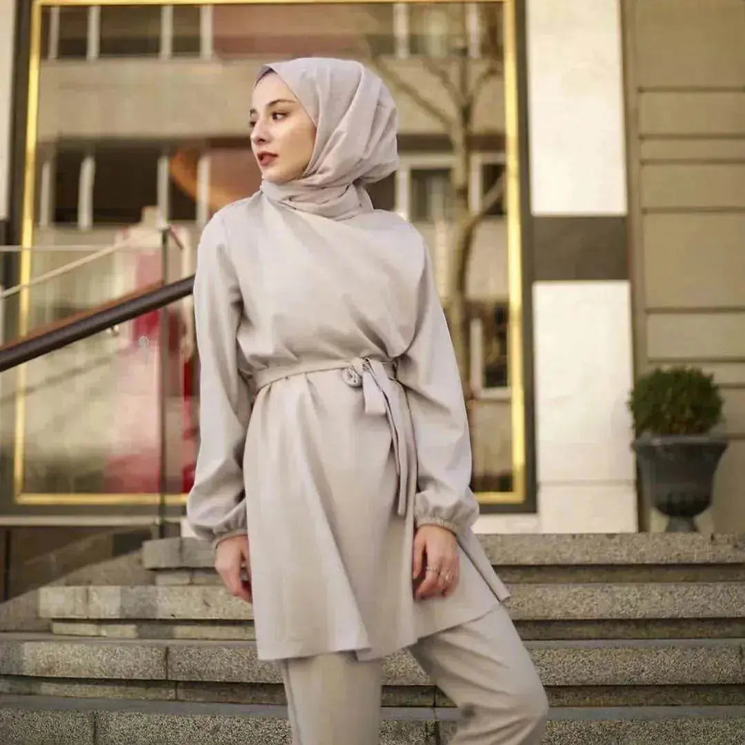 Arab girl Arab plus size two-piece suit