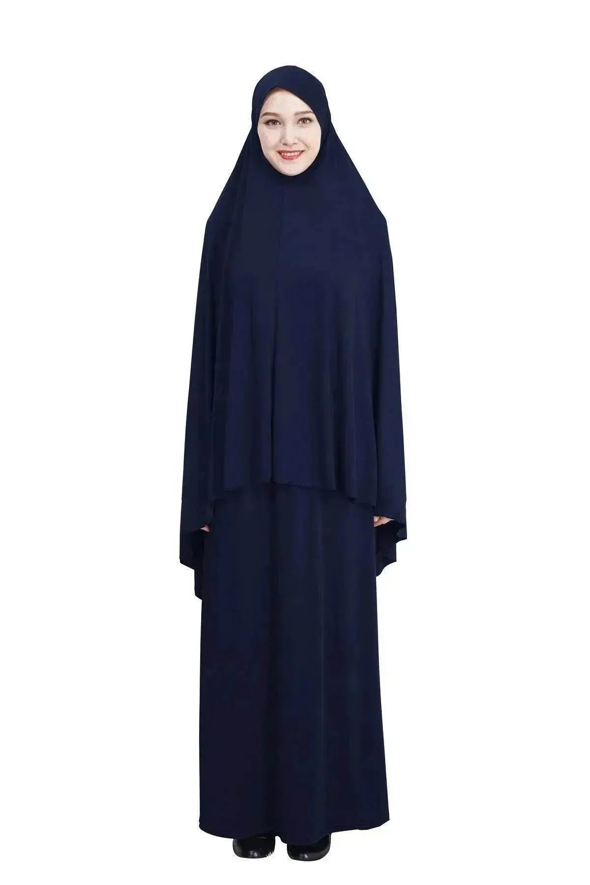 Arab ladies hijab skirt suit prayer dress