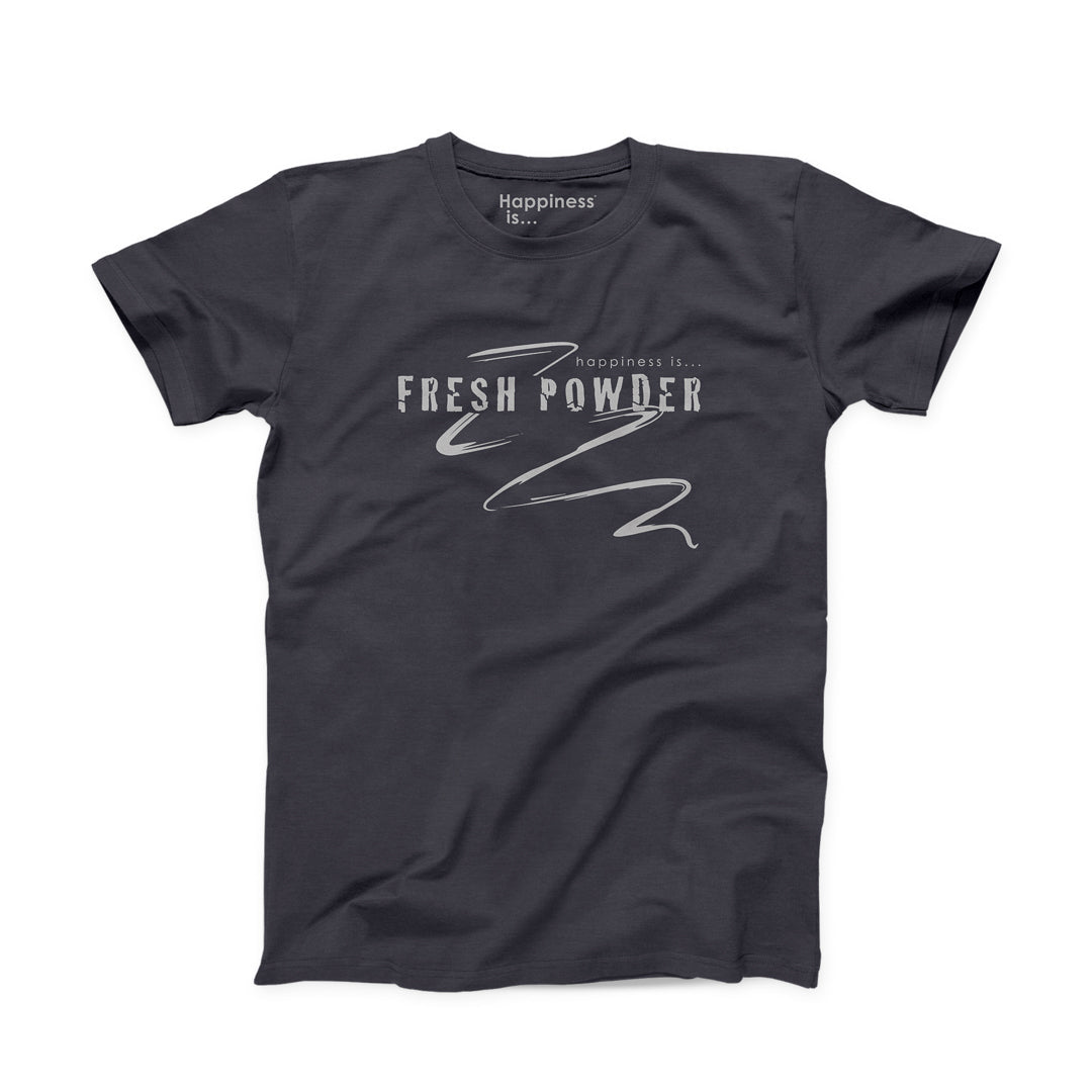 Men's Fresh Powder T-Shirt, Vintage Black