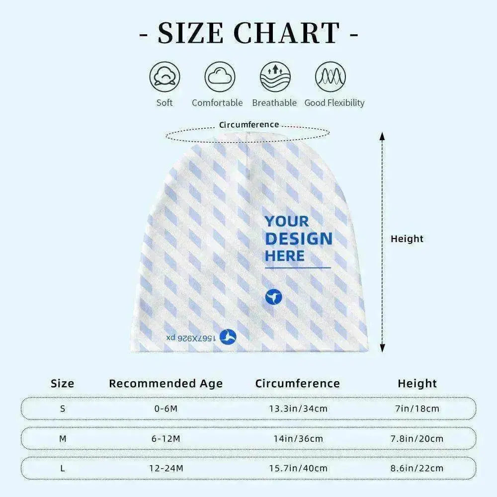 Baby's Customizable Comfortable Skin friendly Cotton Pullover Hat