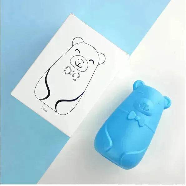 Blue bubble liquid toilet cleaning detergent treasure