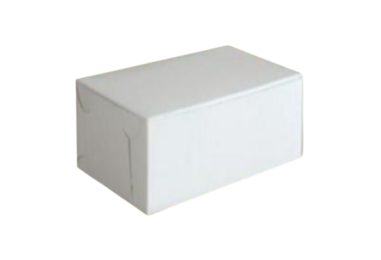 6" x 3.25" x 3” White Cake Box