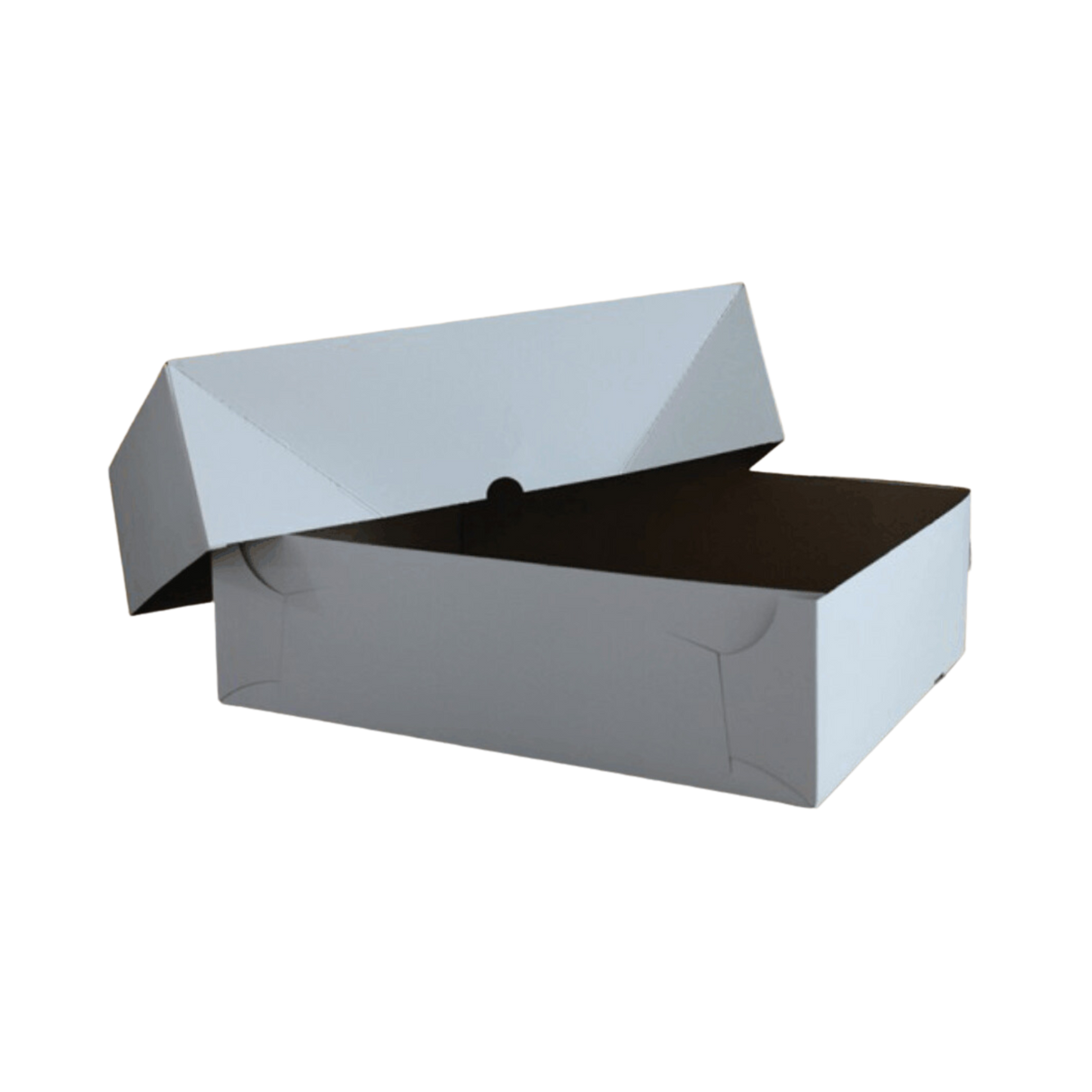 White Half Slab Cake Box