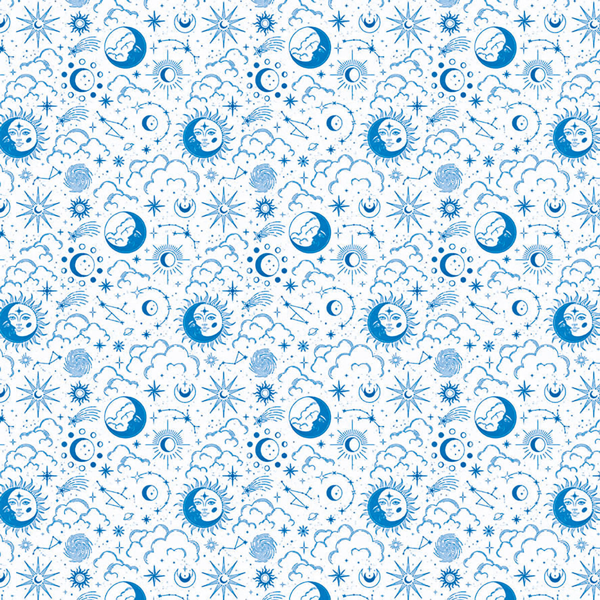 Vellum Celestial Fussy Cut 6"x6" 6/Pkg