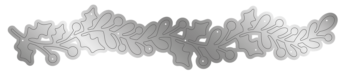 Crafter’s Companion Metal Die - Holly and Ivy