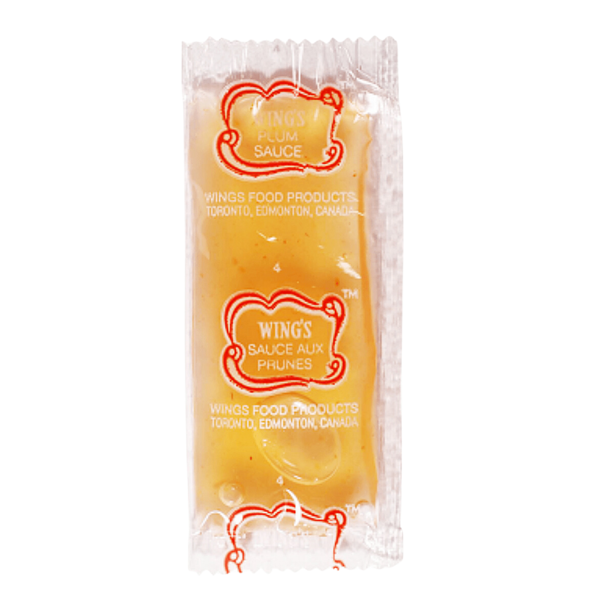 Sachets de sauce aux prunes