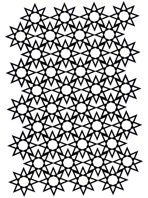 Pochoir A5 Creative Expressions Star Screen