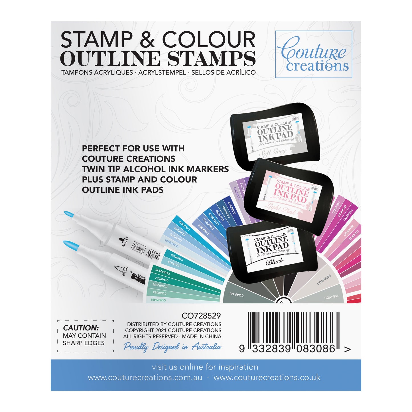 Snowflake Outline Stamp (1pc)