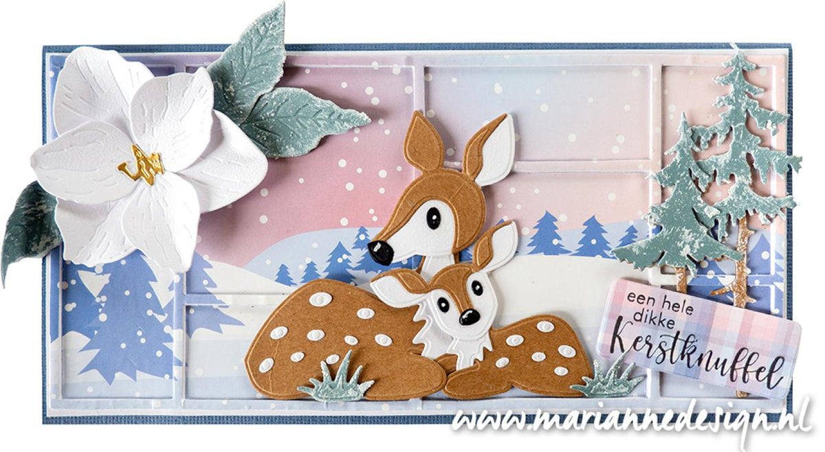 Marianne Design Matrices de découpe Collectables - Famille de cerfs d'Eline