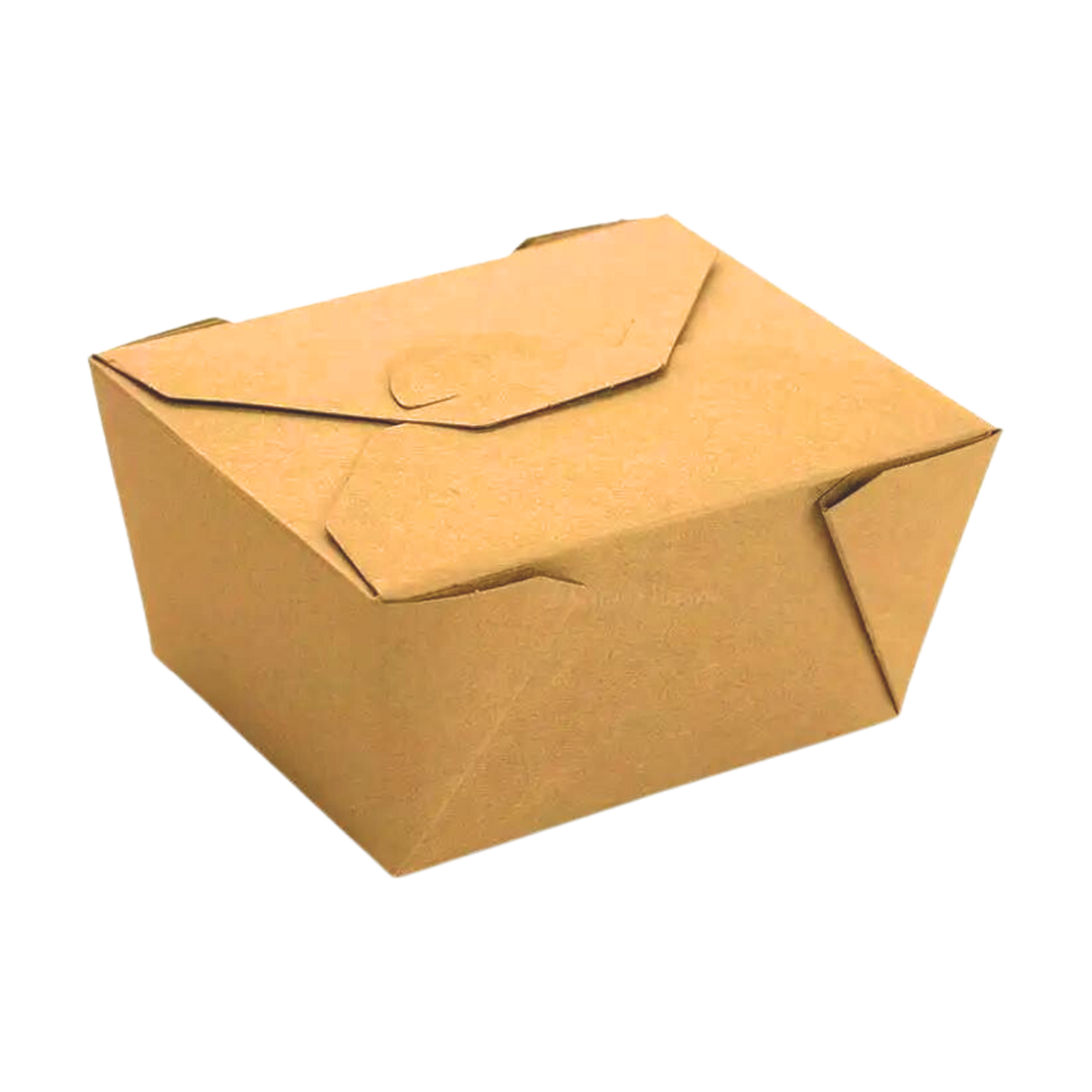96 oz Kraft Top Folded Take-Out Paper Container - #4