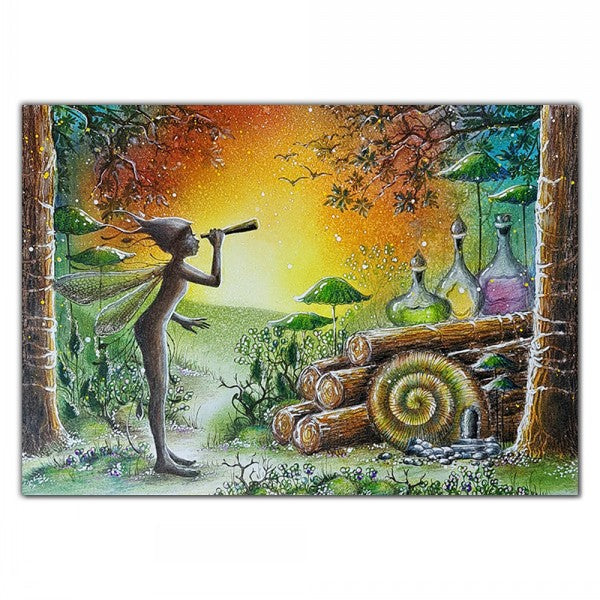 Timbre maison escargot