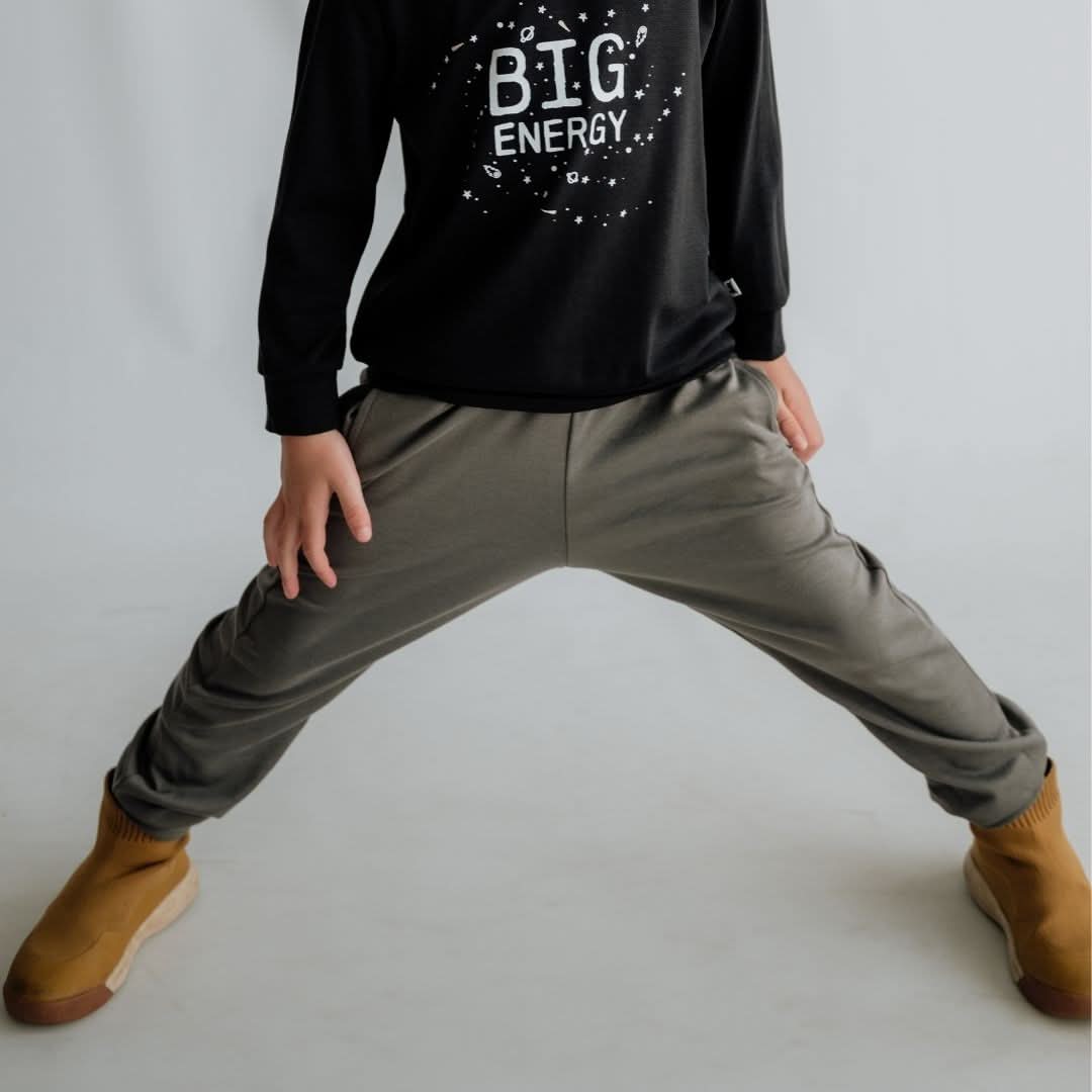Youth Bamboo Lightweight Joggers | Black