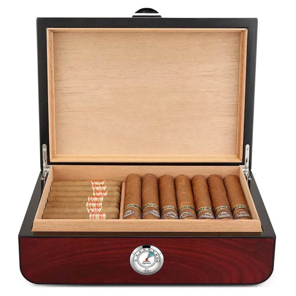 Cigar Humidor Moisturizing Cigar Box Cedar Wood Large Capacity