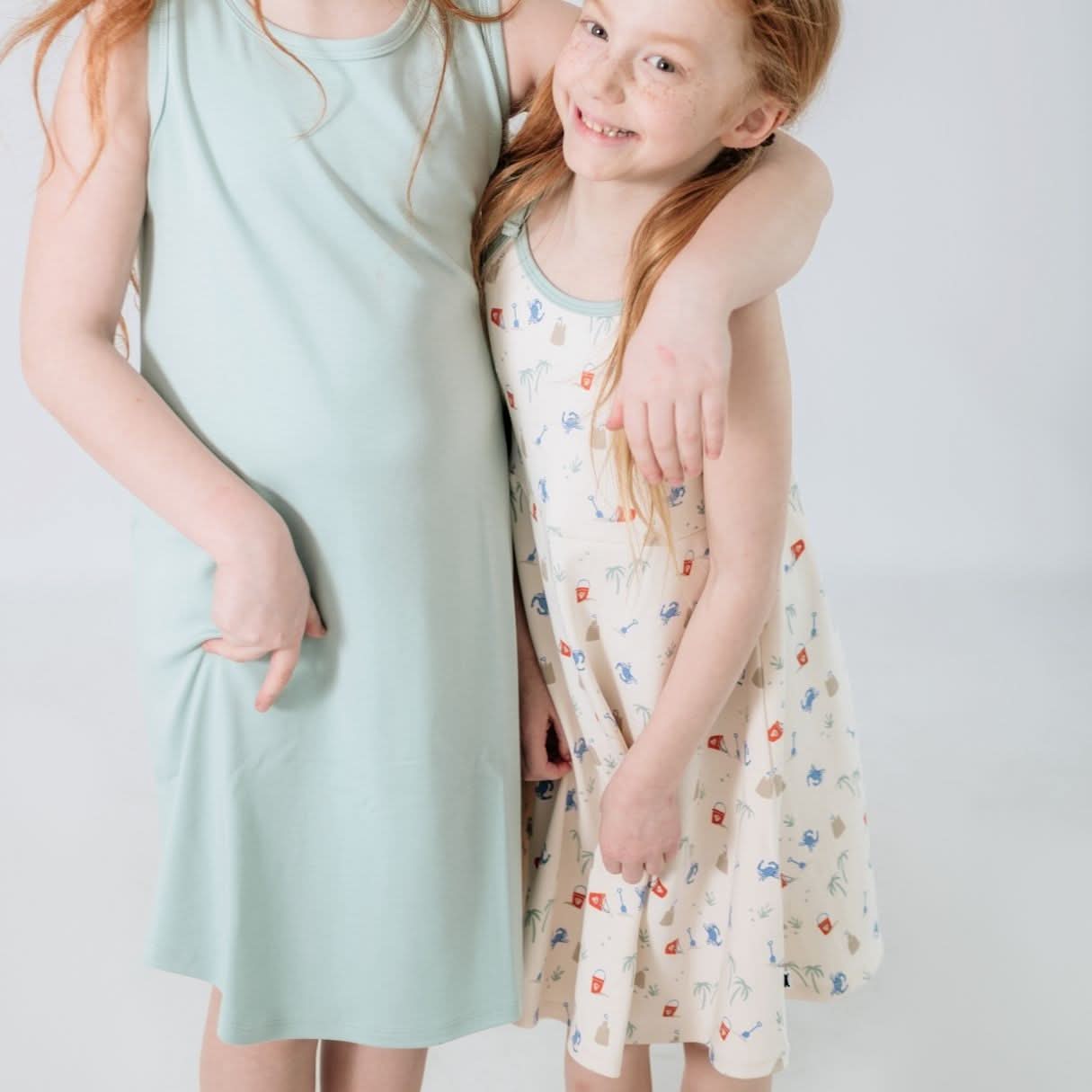 Kids' Bamboo Bow Strap Dress | Digging It