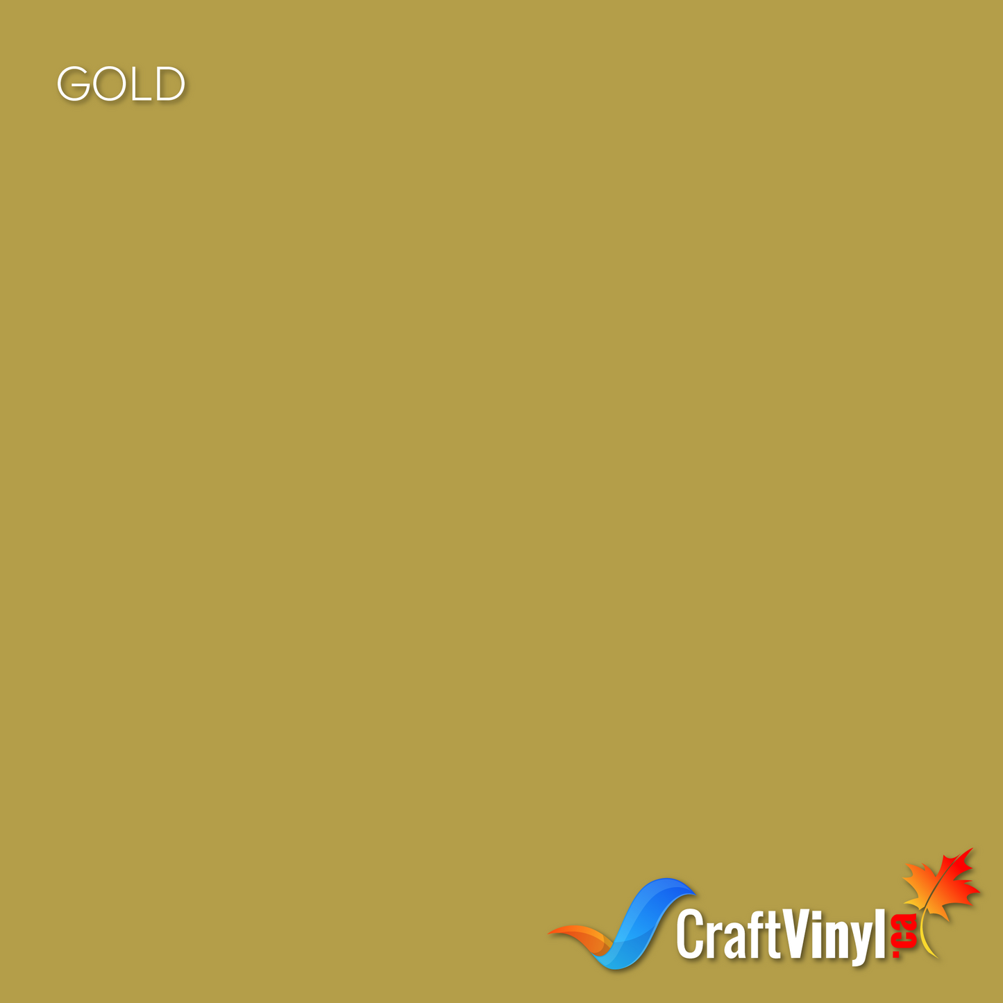 Craft Gold Puff HTV Vinyl 12" x 10"