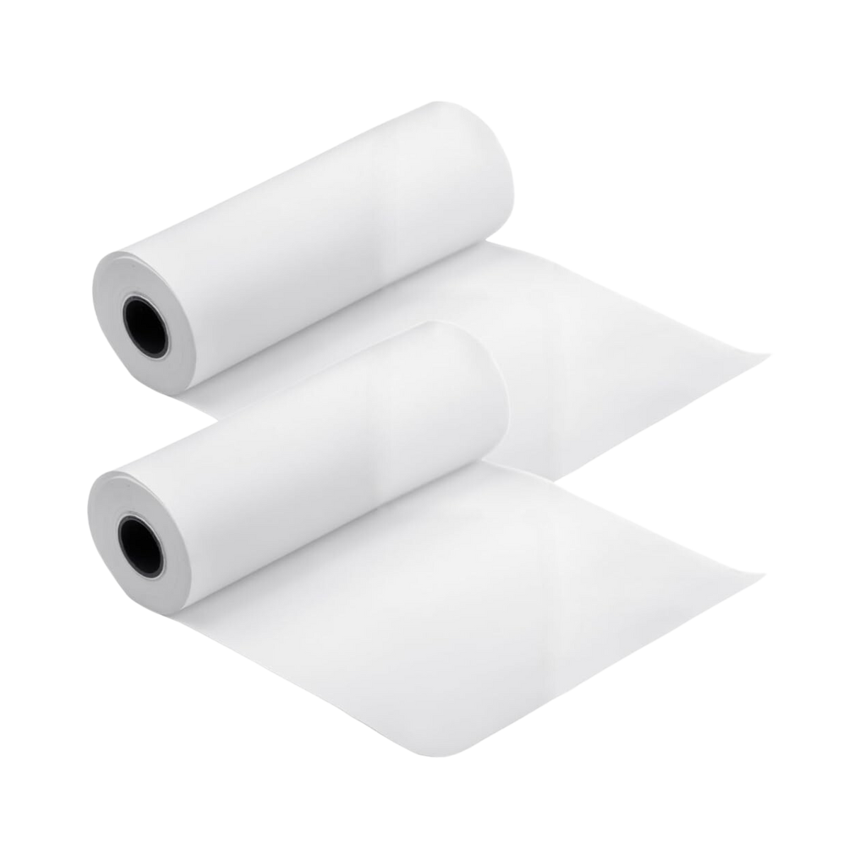 12" x 7.5" White Paper Roll