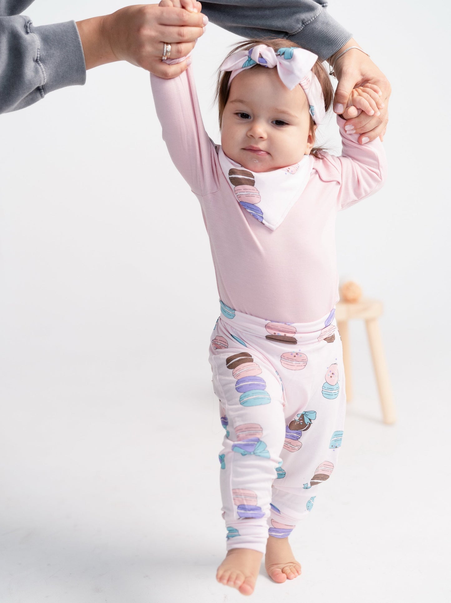 Bamboo L/S Onesie (Coral Blush)