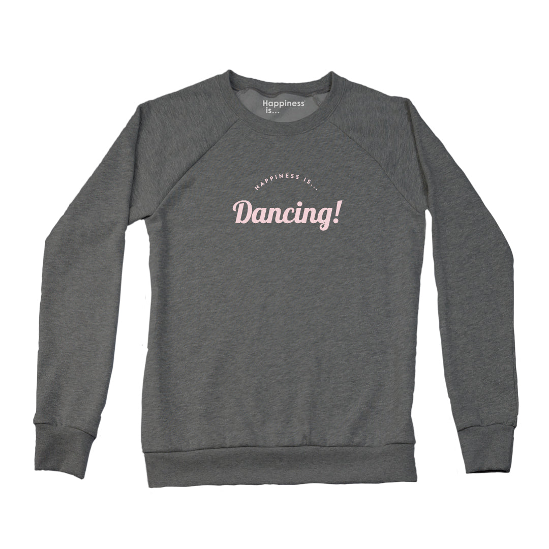 Women's Dancing Crew Sweatshirt, Charcoal
