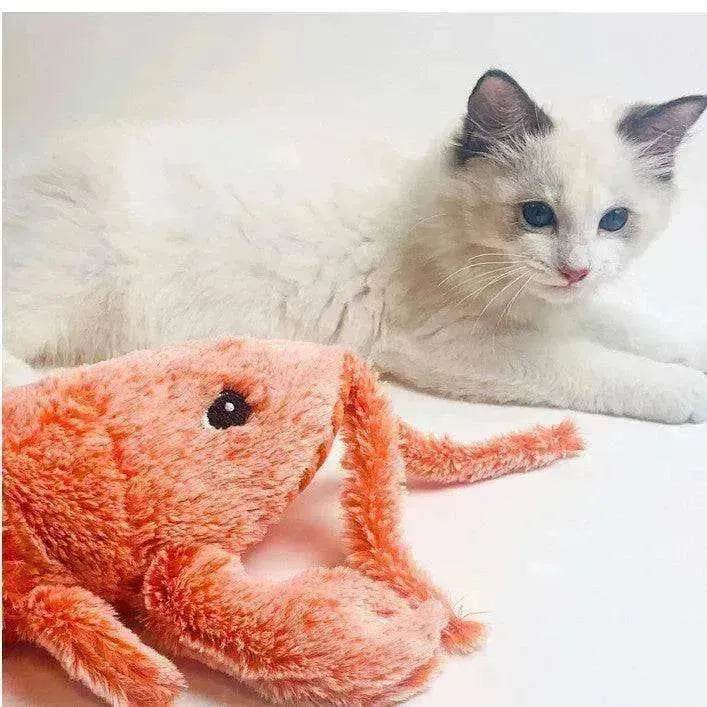 Electric Jumping Shrimp USB Charging Simulation Lobster Funny Pets Toy