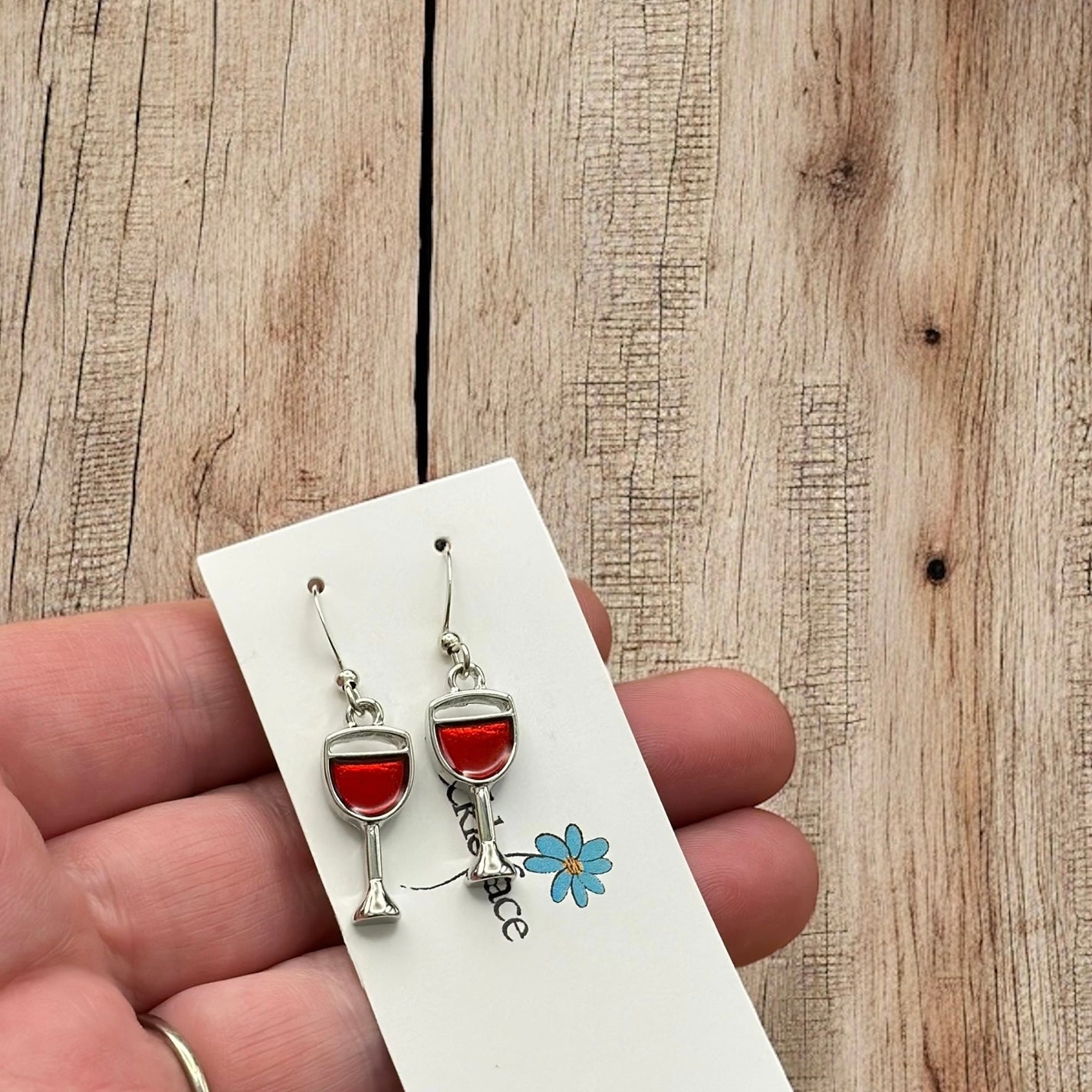 Boucles d'oreilles pour amateurs de vin