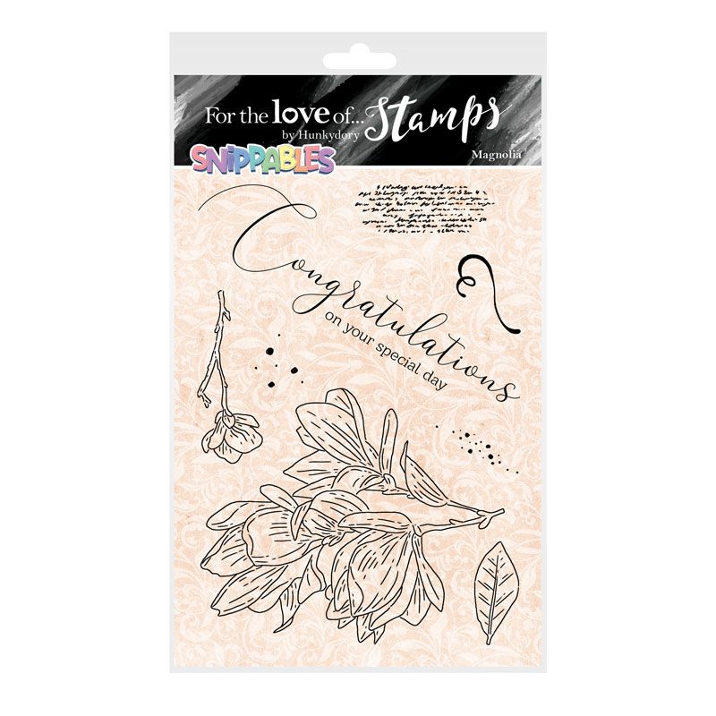 For the Love of Stamps - Favoris Floraux Prédécoupés - Magnolia