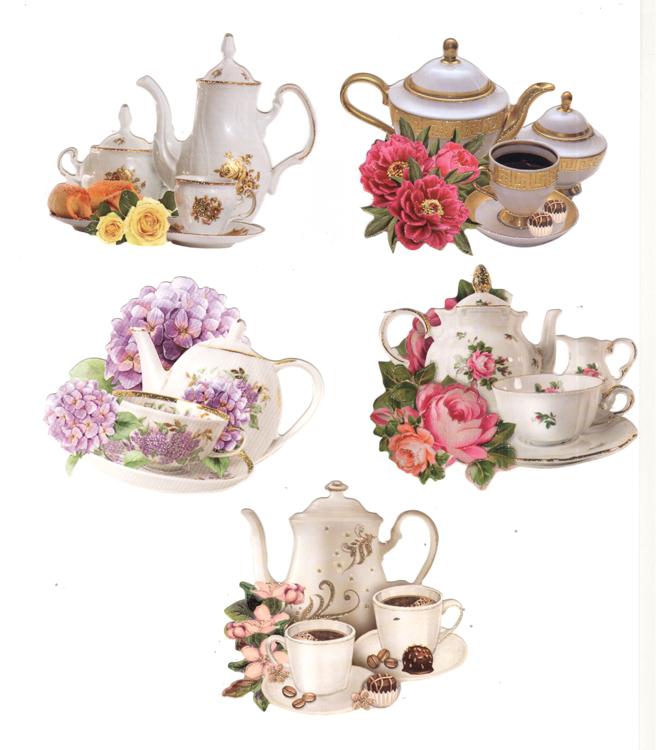Toppers 3D faciles : Café et Thé