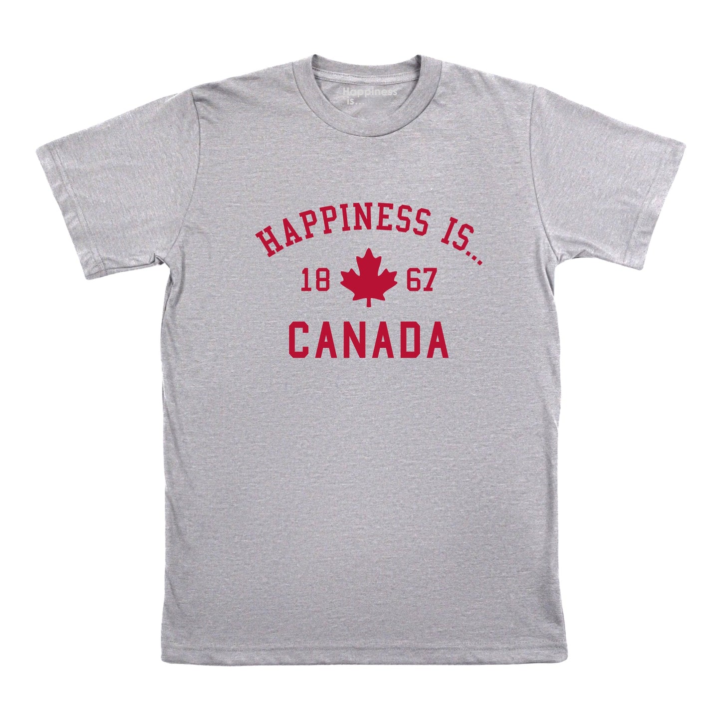 Men's Canada 1867 T-shirt, Heather Grey