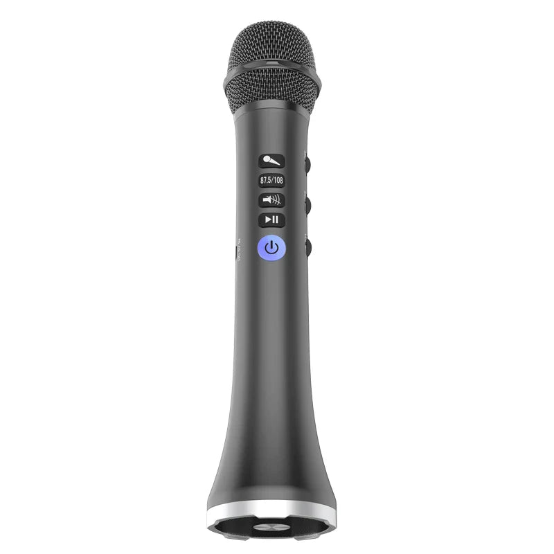 XIAOKOA L-698 15W Sans Fil Karaoké Microphone Bluetooth Haut-Parleur 4000mah 2 en 1 Déterminer Chanter et Statique KTV Lecteur pour iOS/Android
