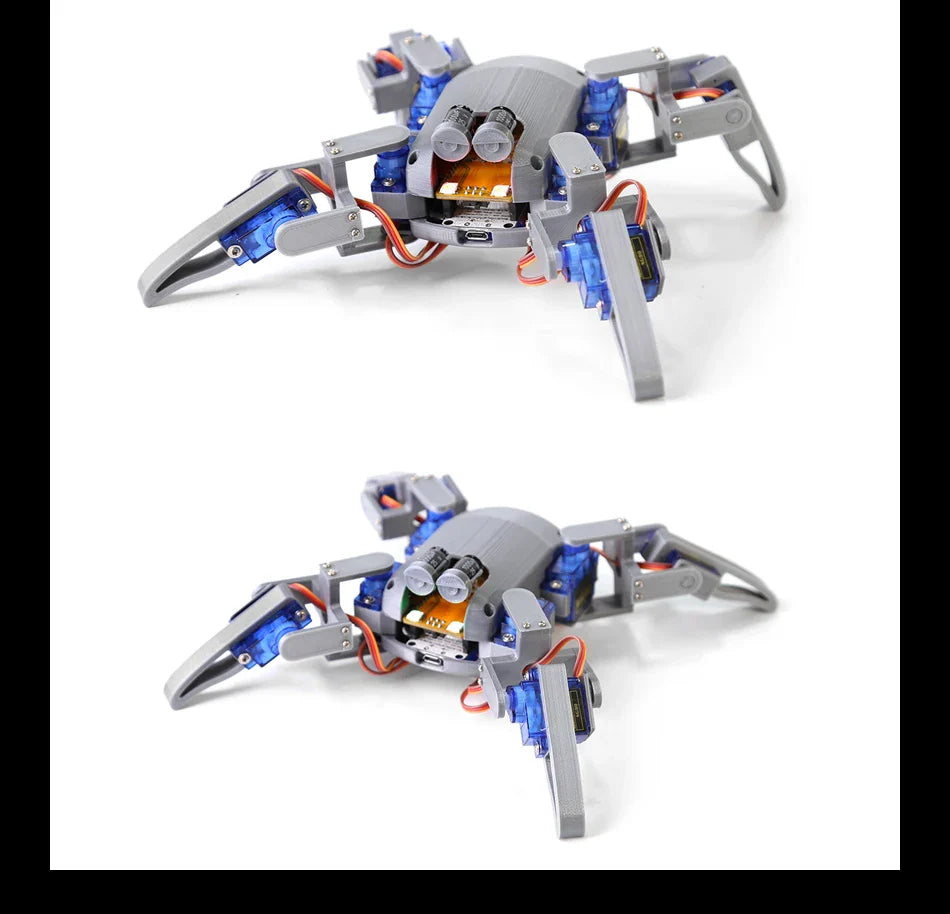 Kit de robot araignée quadrupède v2.0, robot bionique imprimé en 3D, fabricant de pigments NodeMCU bricolage, matériel Open Source, ESP8266