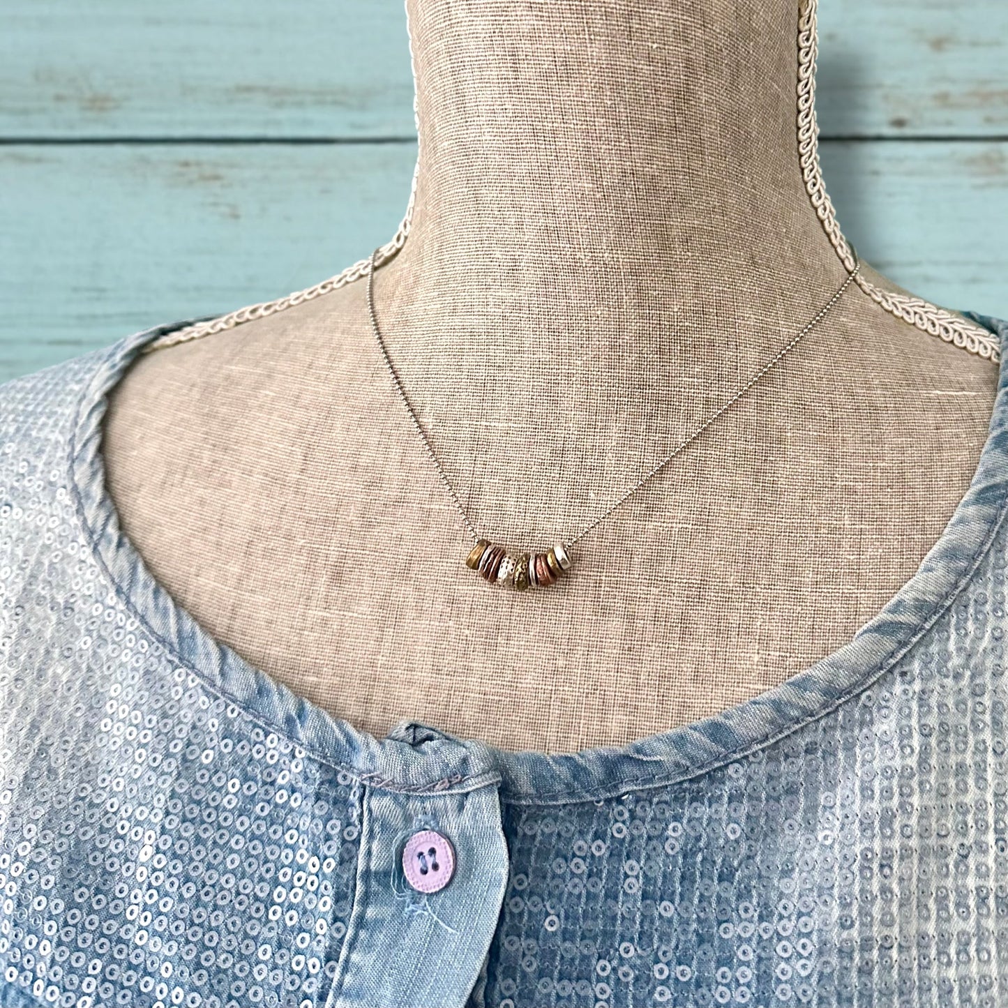 Collier perles anti-stress